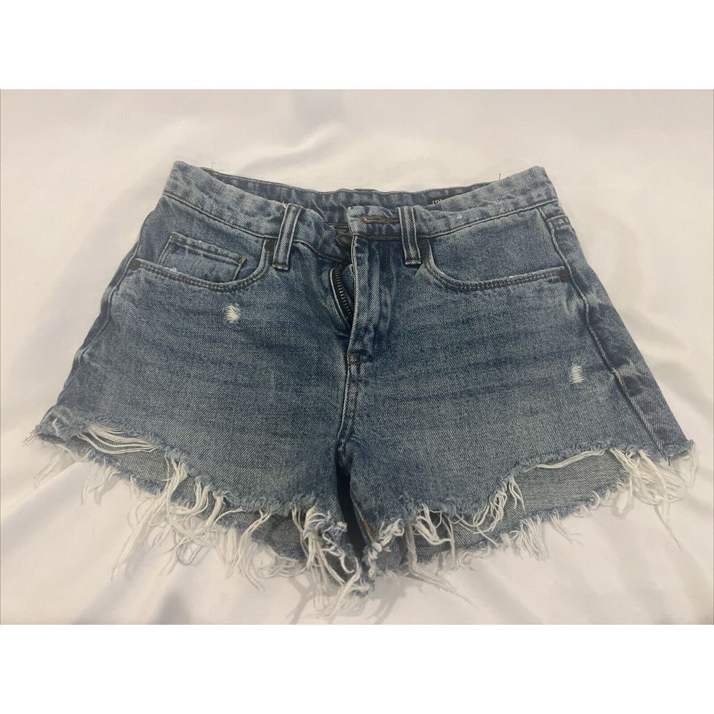 Blank NYC Shorts Women's 24 Blue Light Wash Denim The Barrow Vintage High-Rise